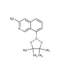 Astatech 3-METHYL-8-(4,4,5,5-TETRAMETHYL-1,3,2-DIOXABOROLAN-2-YL)ISOQUINOLINE; 1G; Purity 95%; MDL-MFCD31698303